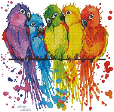 Mini Colourful Birds