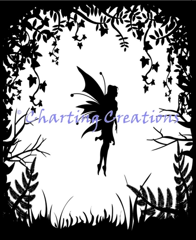 fairy silhouette fairy silhouette ss0023 8 00 charting charting creations