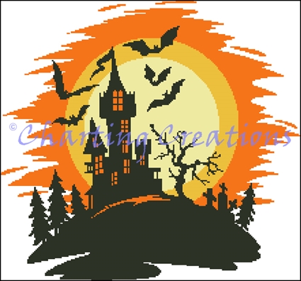 halloween silhouette halloween silhouette ss0111 8 00 charting creations
