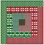 (image for) Quilt Block in Christmas Plaids