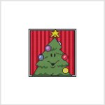 Country Christmas Coaster / Ornament - TREE
