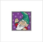 Country Christmas Coaster / Ornament - ELF WAVE (image for) Country Christmas Coaster / Ornament - ELF WAVE