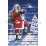 Santa On The Roof