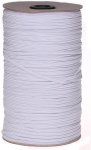 (image for) UNIQUE Braided Elastic 3mm x 320m Roll - White