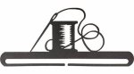 Needle & Thread Split Bottom Hanger - Charcoal 12" (image for) Needle & Thread Split Bottom Hanger - Charcoal 12"
