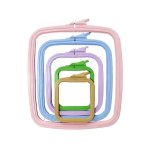 Nurge Square (Rectangular) Plastic Hoops 5.5" x 6.5" (image for) Nurge Square (Rectangular) Plastic Hoops 5.5" x 6.5"