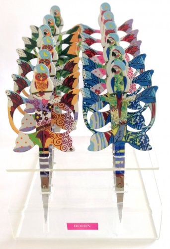 (image for) Embroidery Scissors - Owls and Parrots - Parrots