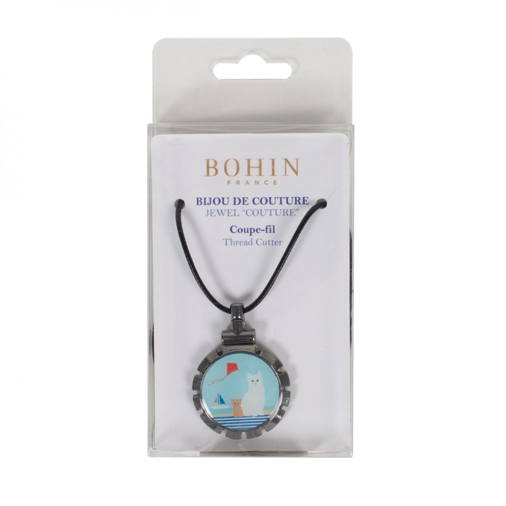 (image for) Bohin Thread Cutter Pendant - Cat