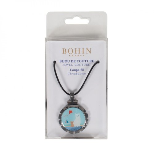 (image for) Bohin Thread Cutter Pendant - Cat