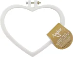 (image for) Anchor 6 inch Plastic Heart Shaped Embroidery Hoops