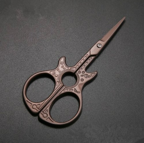 (image for) Embroidery Scissors - Bronze Guitar