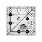 Creative Grids Quilt Ruler 3-1/2in Square (image for) Creative Grids Quilt Ruler 3-1/2in Square