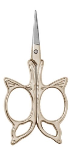 (image for) Embroidery Scissors - Gold Butterfly