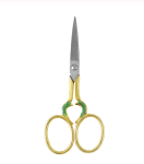 Embroidery Scissors - Gold Fern (image for) Embroidery Scissors - Gold Fern