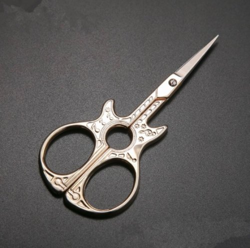 (image for) Embroidery Scissors - Gold Guitar