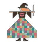 (image for) The Quilted Witch Enamel Needle Minder