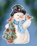 (image for) Feathered Friends Snowman by Jim Shore (2020)
