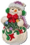 (image for) Snowman with Earmuffs by Jim Shore (2024)