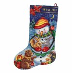 (image for) Snowman Stocking
