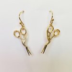 (image for) Stork Scissor Drop Earring Gold
