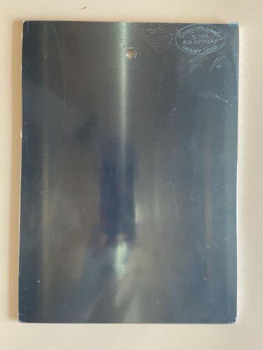 (image for) Base Plate Only - Silver Grey