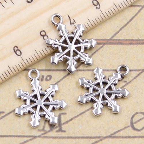 (image for) Silver Snowflake Charm 5