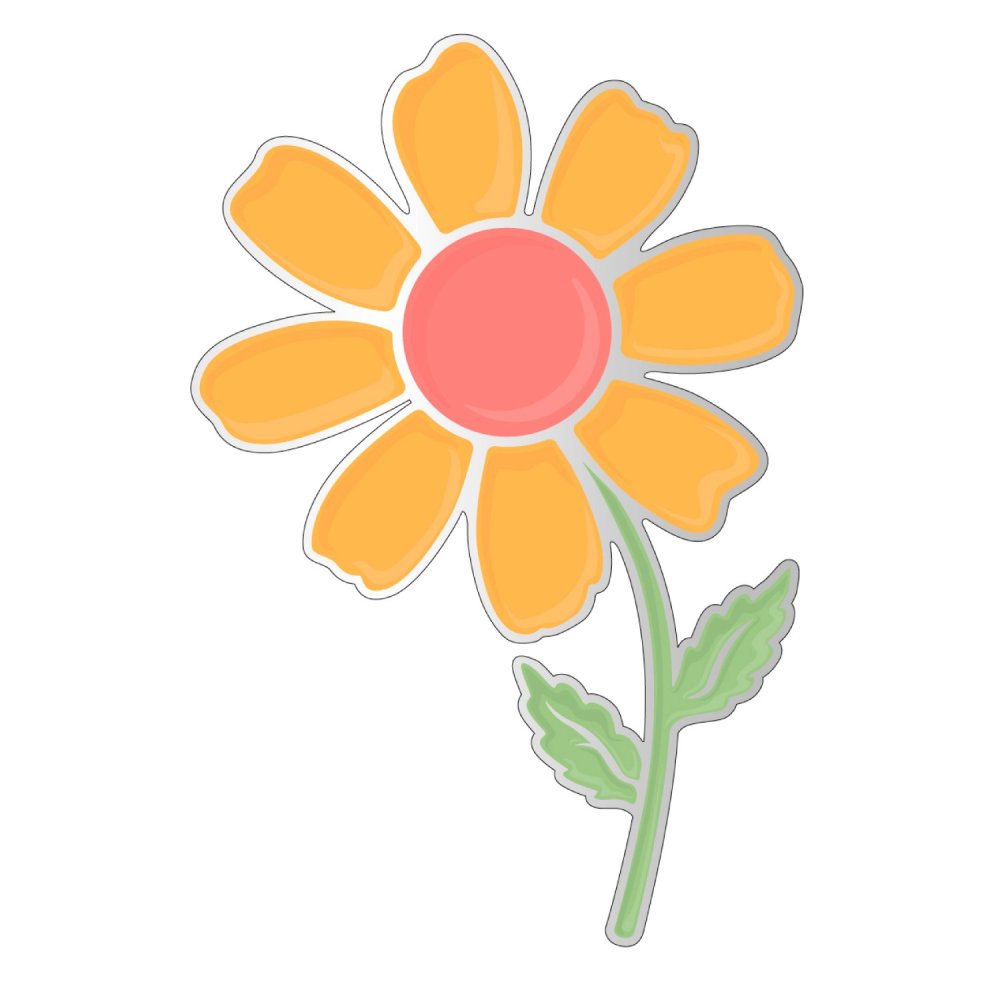 (image for) Large Floral Needle Minder
