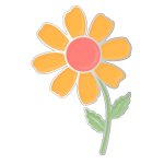 (image for) Large Floral Needle Minder