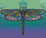 (image for) Abstract Dragonfly
