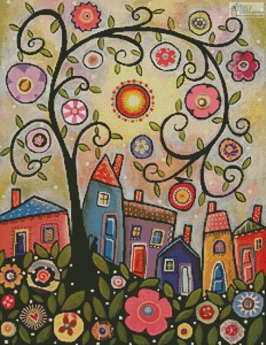 (image for) Collage Tree Village