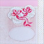 Baby Girl Booties Satin Stitch Kit