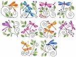 Jacobean Dragonflies