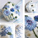 Cornflower Biscornu