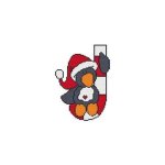 Penguin Candy Cane Critter