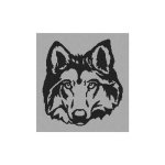 Wolf Face Silhouette
