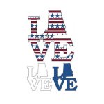 Patriotic State Love Map - Alabama