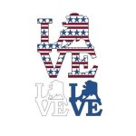Patriotic State Love Map - Alaska