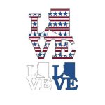 Patriotic State Love Map - Arizona