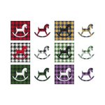 Fun With Plaid - Rocking Horse