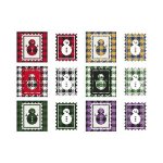 Fun With Plaid - Snowman Stamp