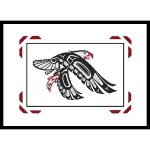 A Northwest Coast Native Art - EAGLE With SALMON