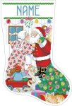 Kissin' Santa Clauses Stocking