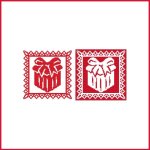 Christmas Stencil Ornament - Present