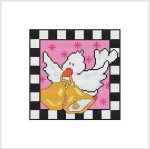 Country Christmas Checkered - DOVE