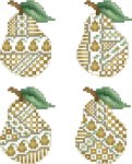 Crazy Pears Ornaments