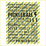 Subway Art - Sports - Pickleball