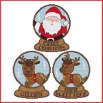 Christmas Snow Globes - Set 1