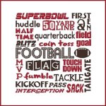 Subway Art - Sports - Football