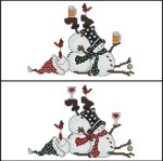 Tipsy Snowmen ( Wine and Beer )