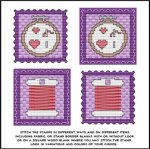 Stamp It Series - Cross Stitch Hoop and Thread